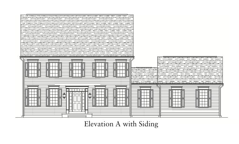 Bedford II Elevation A with Siding