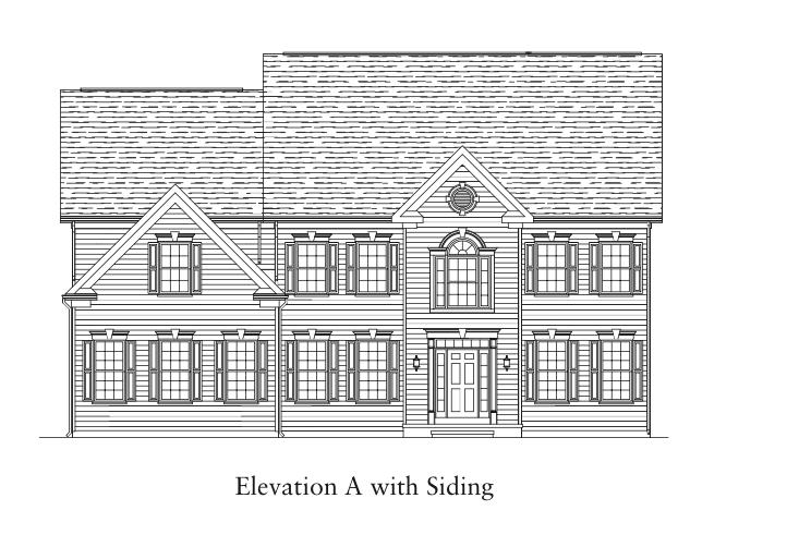 Belvedere Elevation A with Siding