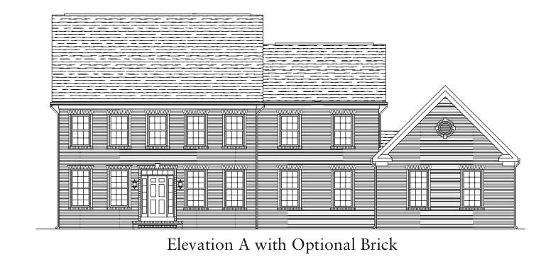 Keswick Elevation A with optional Brick